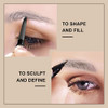 Music Flower 2 In 1 Microblading Eyebrow Pencil Tint 1.5Mm Pen Waterproof 24H Long Lasting 3 Dark Grey