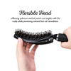 Performore Vented Boar Bristle Styling Hairstreaq Detangling Brush Single White Brush Anti Static Detangler Wet Or Dry Use Fast Blow Drying
