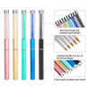 Honoson 5 Pieces Acrylic Nail Brush 3D Nail Brushes For Acrylic Flower Uv Gel Pen Painting Tools Home Diy Salon Using Manicure Pen Size 4 6