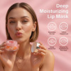 Yuglo Lip Sleeping Mask Peach Flavor Hydrating And Soothing Lip Treatment For Dry Chapped Lips Plumps And Moisturizes Overnight Lip Repair