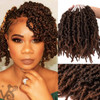 3 Packs 10 Inch Ombre Synthetic Crochet Braids Pre Twisted Fluffy Curly Hair Extensions 15 Strands Pack T1B 30