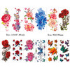 82 Sheets Flowers Temporary Tattoos Stickers Roses Butterflies And Multi Colored Mixed Style Body Art Temporary Tattoos For Women Girls Or