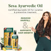 SESA Ayurvedic Hair Oil With Bhringraj & 17 Rare Herbs With Coconut Oil and 4 Nourishing Oil For Hair Growth Help Control Hair Fall & Easy Hair Oil A