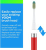 Voom Sonic Go 1 Replacement Heads Replacement Brushes Advanced Bristle Technology Soft Dupont Nylon Bristles Oral Care 4 Count Pack Of 1