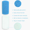 Maryton Glass Pumice Stone For Feet Pedicure Tools Foot Scrubber 2Pcs