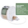 Moncom 500 Count Double Round Thick Tips Cotton Swabs Strong Bamboo Sticks