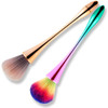Silpecwee 2 Pcs Nail Dust Brushes Dip Powder Brush For Acrylic Nails Remove Dust Makeup Blush Brushes Manicure Brush Clean Up Tools Nail Art