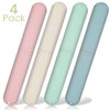 4 Pack Travel Toothbrush Case Portable Breathable Toothbrush Holder Cases