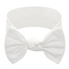 Babygiz Baby Girl Headbands Infant Toddler Cotton Hairband Bows Soft White