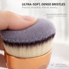 Goerti Angled Kabuki Foundation Brush High Density Face And Body Blending Makeup Brush For Liquid Foundation Bronzing Lotion Concealer