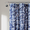 Lush Decor Weeping Flower Shower Curtain 72 W X 72 L Navy Fabric Shower Curtains For Bathroom Floral Bathroom Curtain Cottage Core Decor