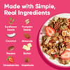 Nutrail Nut Granola Cereal Vanilla Strawberry No Sugar Added Keto Low Carb Gluten Free Grain Free Healthy Breakfast 8 Oz. 1 Count