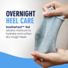 Dr. Frederick S Moisturizing Gel Heel Socks For Dry And Cracked Feet 2 Pairs