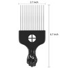 Boao 3 Pcs Metal Afro Pick Comb Hair Pick For Men Women Curly Hair