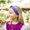 Frog Sac 6 Mermaid Knotted Headbands For Girls Little Girl Hair Accessories Kids Knot Headwraps Criss Cross Tie Dye Head Bands Metallic