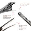 Ygdz Alligator Hair Clips 150Pcs 1.77 Inch Metal Hair Bow Clips Single Prong Silver Alligator Hair Clips For Bows Making Crafts 4.5Cm
