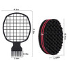 Leinuosen 2 Pieces Afro Pick Comb Twist Sponge Brush For Coils Curls