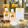 Bath Spa Gift Basket Honey Almond 8Pcs Bath And Body Gift Set For Women