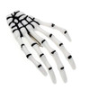 10Pcs Skeleton Hands Hair Clips 3 Inch Hand Bone Shape Hair Clips Halloween Party Hair Accessories White