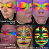 Afflano Neon Makeup Palette Eyeshadow Glow In The Dark Colorful Eyeshadow Palette Highly Pigmented Neon Party Uv Blacklight Eye Shadow