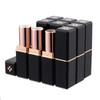 Allwon 10Pcs Black Empty Lipstick Tubes Diy Lip Balm Container Square Tube