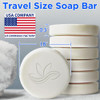 Bergman Kelly Hotel Soap Bars White Tea 0.5 Oz 100 Pk Travel Size Luxury Bulk Amenities Bar Soap Mini Individually Wrapped Round Soap Small