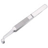 Zgorendz Premium Stainless Steel Arita Tauber Meibomian Gland Expressor Forceps Eyelid Massage Tweezers Round Tip