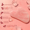 Baimei Icyme Rose Quartz Roller And Gua Sha Facial Tool Set For Depuffing
