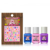 Piggy Paint Nail Polish Shimmer And Sparkle 3 Color Plus Nail Art Set