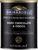 Ghirardelli Dark Chocolate And Cocoa Sweet Ground Powder Chocolate 3 Lb