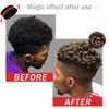 Magic Barber Sponge Twist Brush Hair For Wave Dreadlock Coils Afro Curl As Hairs Care Tool 2.8 In Hole Diameter Suitable For Curly Hair 1