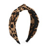 Leopard Print Headband For Women Girls Wide Knotted Bow Headbands Leopard Print Headband Cheetah Hairband Hair Accessories Head Band Wrap