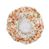 Allydrew Reusable Women S Waterproof Shower Caps For Long Hair Peach Floral