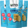 Keto Cookies Buttery Coconut Low Carb Snacks Food. Gluten Free Healthy Diabetic Snacks Atkins Keto Friendly Desserts.