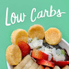 Keto Cookies Buttery Coconut Low Carb Snacks Food. Gluten Free Healthy Diabetic Snacks Atkins Keto Friendly Desserts.