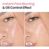 Skinfood Peach Cotton Pore Blur Pact Sebum Control Pack With Silky Texture Long Lasting Makeup Fixing Pore Primer With Mineral Powder For