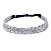 Diguan 2 Strands Synthetic Hair Braided Headband Classic Chunky Plaited Braids Elastic Stretch Hairpiece Women Girl Beauty Accessory 54G