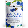 Ancient Choice Butterfly Pea Flower Powder 4 Ounce Blue Matcha Tea Usda Organic Ceremonial Highest Grade Adaptogenic Raw Culinary Natural