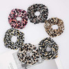 Dinprey Set Of 12 Leopard Animal Print Hair Scrunchies Velvet Cheetah Scrunchies Elastic Hair Bands Leopard Hair Bow Ponytail Holder For