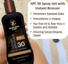Australian Gold Spray Gel Sunscreen Spf 30 Broad Spectrum Instant Bronzer