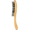 Grannaturals Extra Hard Wave Brush Curved Boar And Extra Hard Nylon Bristle Hair Brush For 360 Waves