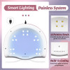 Uv Led Nail Lamp 54W Professional Nail Dryer Gel Polish Light Uv Light With 3 Timer Setting Curing Gel Led Dryer Art Tools With Automatic