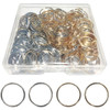 200 Pack Hair Braid Rings Hair Hoops Braid Hair Clip Accessories