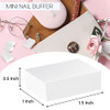 Maryton Nail Buffer Mini Block Files 100 Per 120 Grit White 130 Pcs