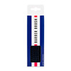 Johnny B. Professional Compact Barber Brush Soft Nylon Bristles Blue