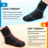 Tolaccea Reusable Gel Cold Therapy Sock for Hot & Cold Therapy, Ankle Foot Ice Pack Wrap for Injuries, Instant Pain Relief for Achilles Tendonitis, P