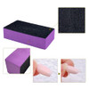 Heeyaa 10 Pcs Nail Buffer Sanding Block Polisher Buffing File 100 Per 180 Grit 3 Sides Nail Files Art Pedicure Manicure File Black Purple