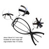 Yantaisiyu 2 Pieces Wig Stands Wig Head Stand 14.2 Inches Travel Portable Wig Holder For Multiple Wigs And Hats Black