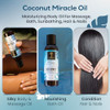 Island Essence Coconut Soothing Oil Hawaiian Oil Blend With Organic Coconut Oil For Skin And Hair Made In Maui 4.5 Oz Bottle For Body