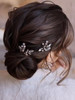 Jakawin Bridal Hair Accessories Silver Rhinestone Wedding Hair Pins